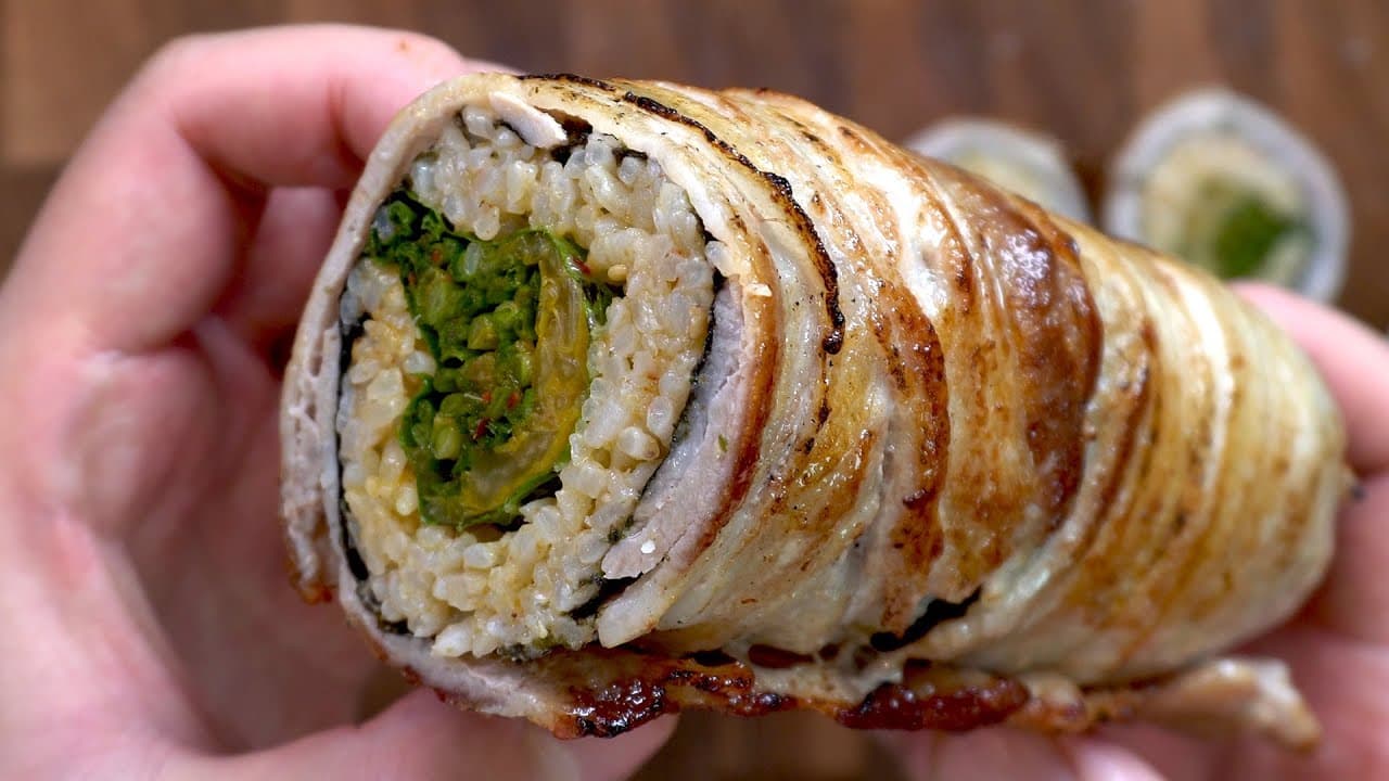 멜젓 대패삼겹살 김밥