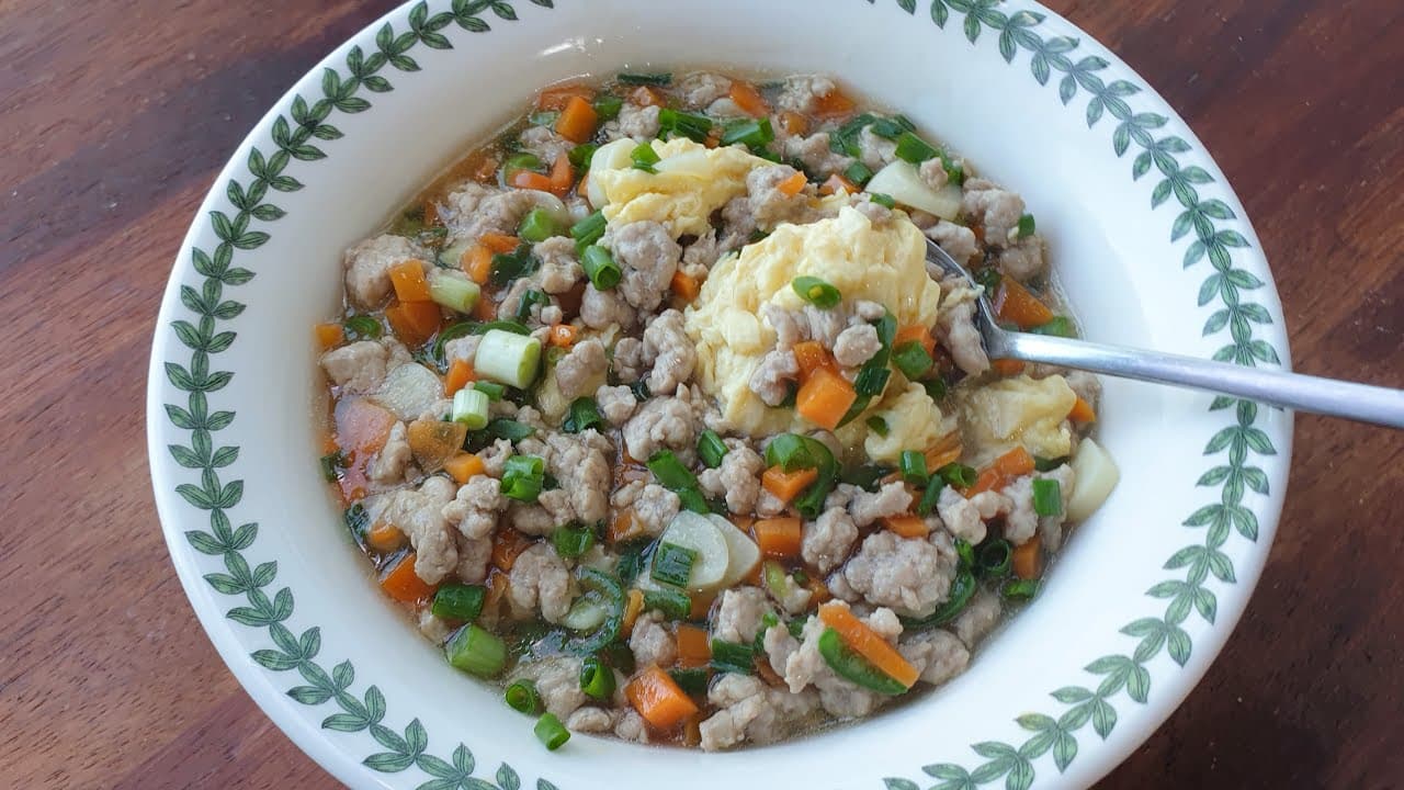 고기 소스 계란찜