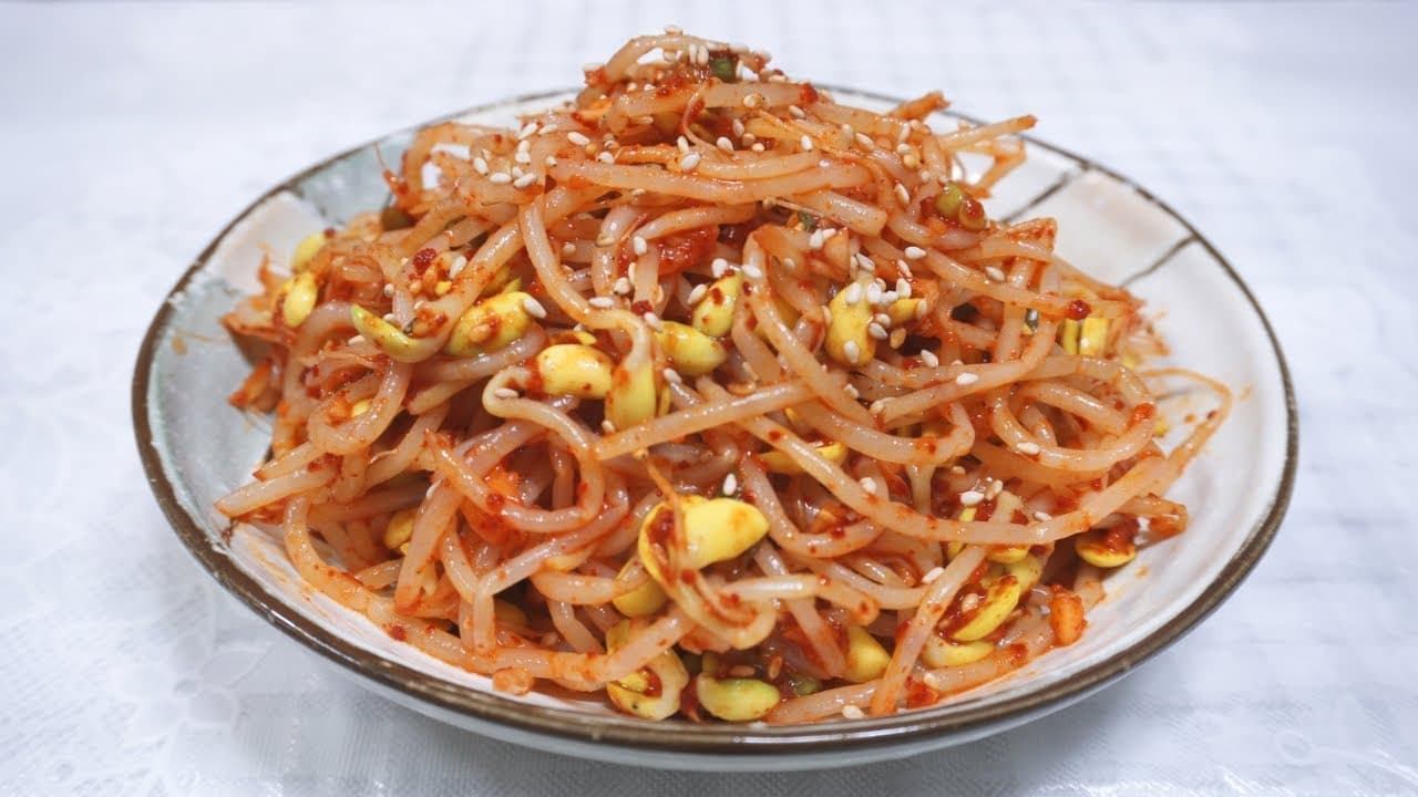 매콤한 콩나물무침