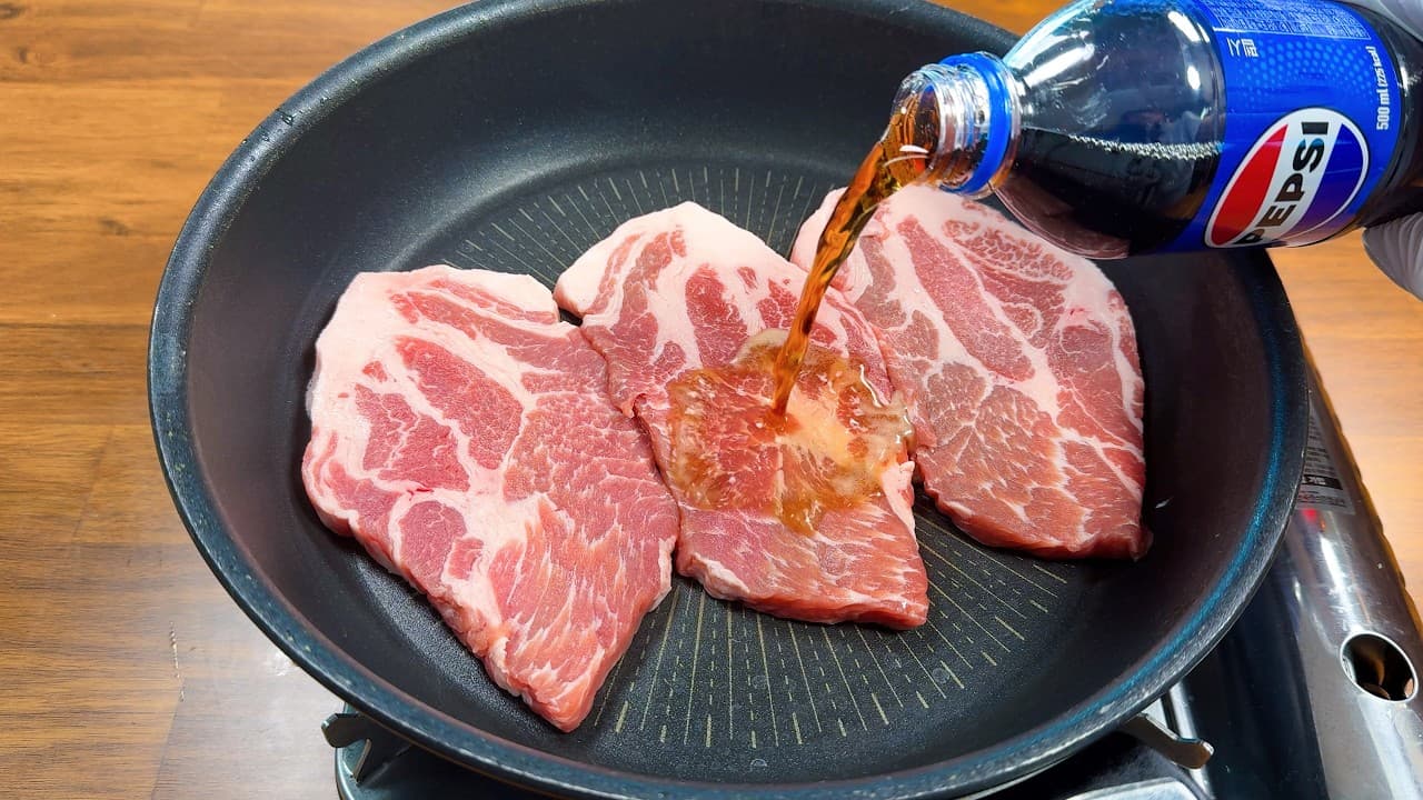 콜라 돼지갈비 조림