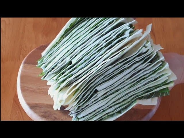 양배추쌈 장아찌