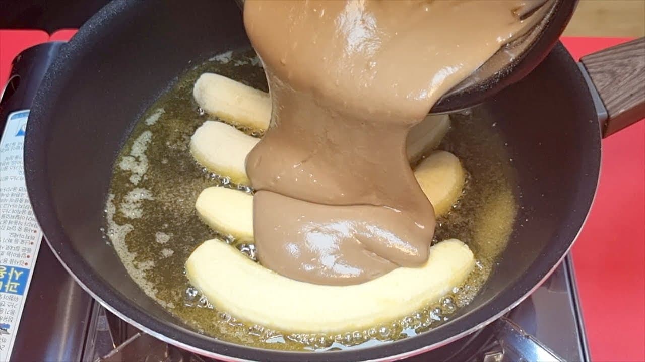 노오븐 바나나 빵