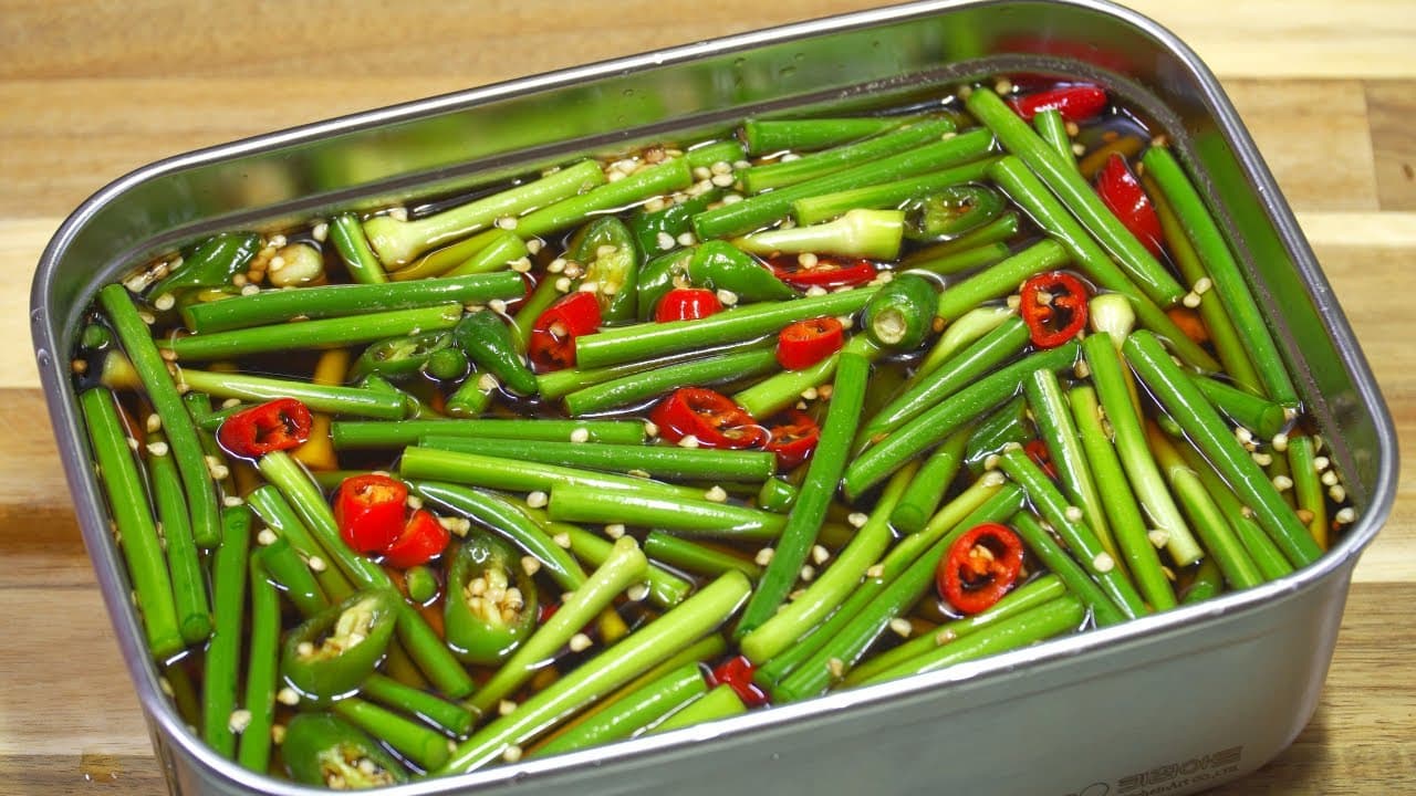 마늘쫑장아찌