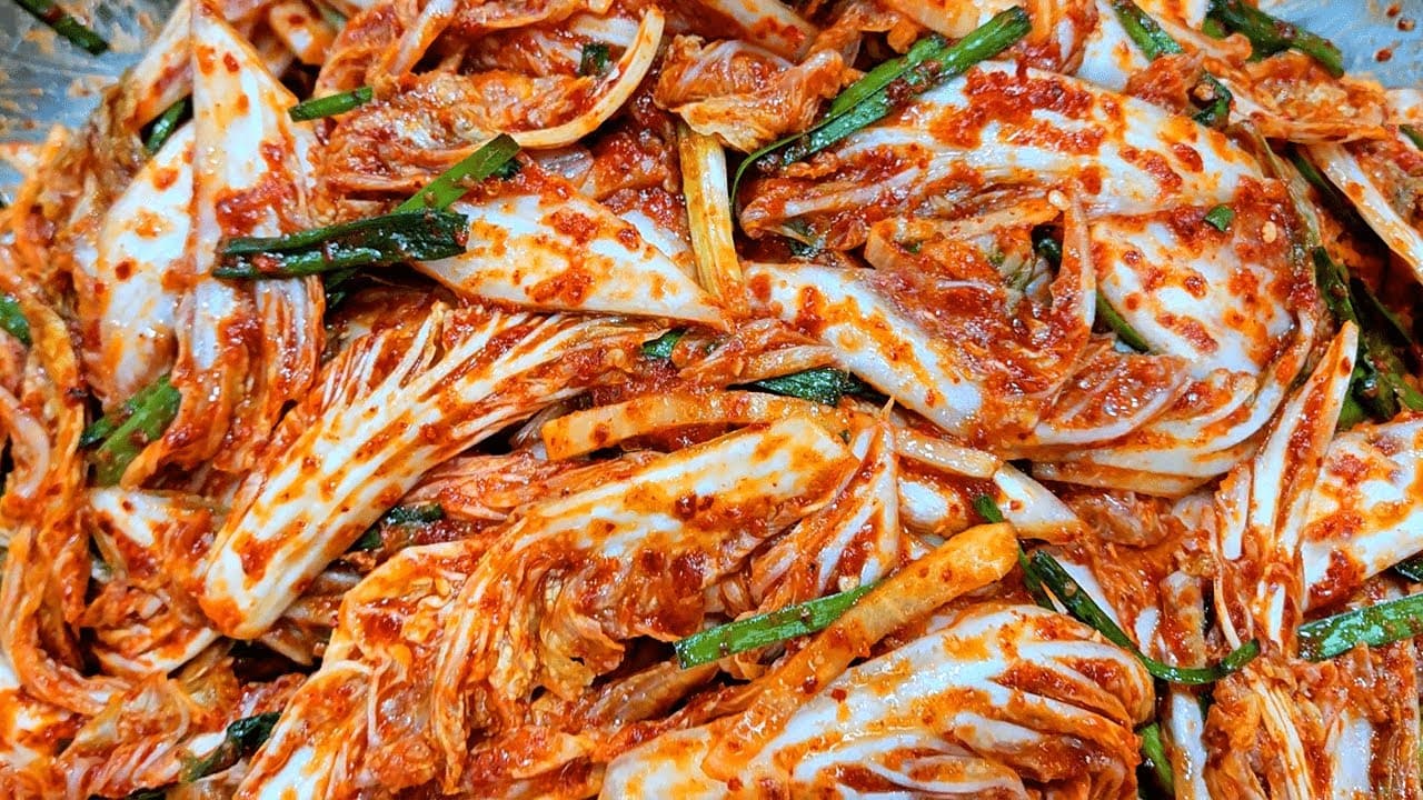 전라도식 배추겉절이