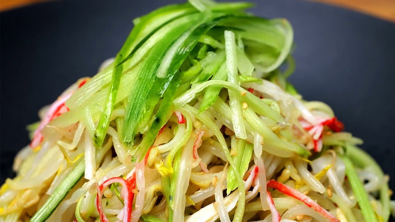 숙주 오이 냉채