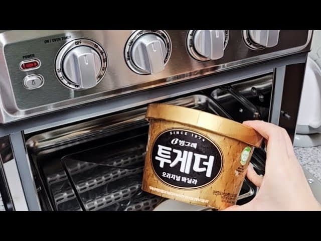 아이스크림 귀리 쿠키