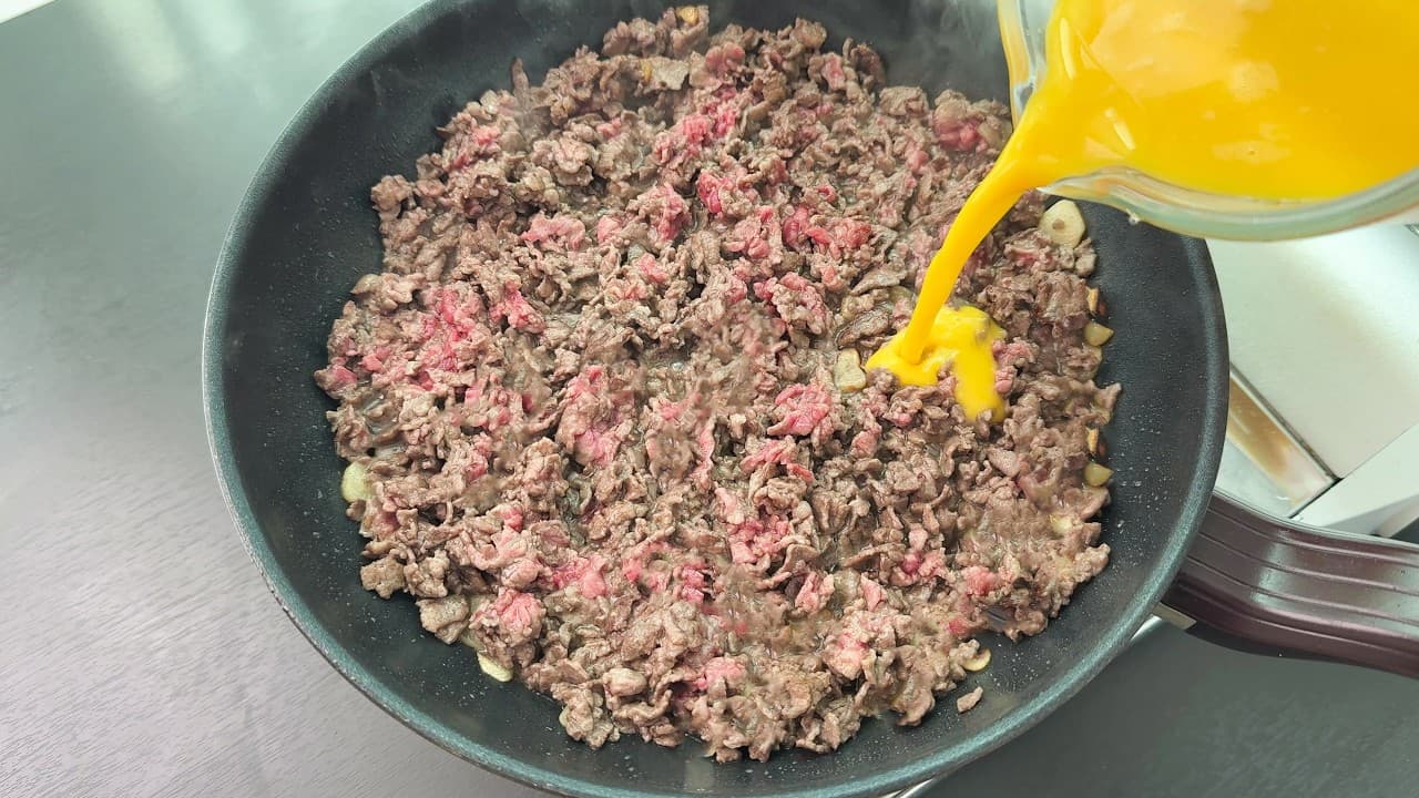 다진고기 계란볶음