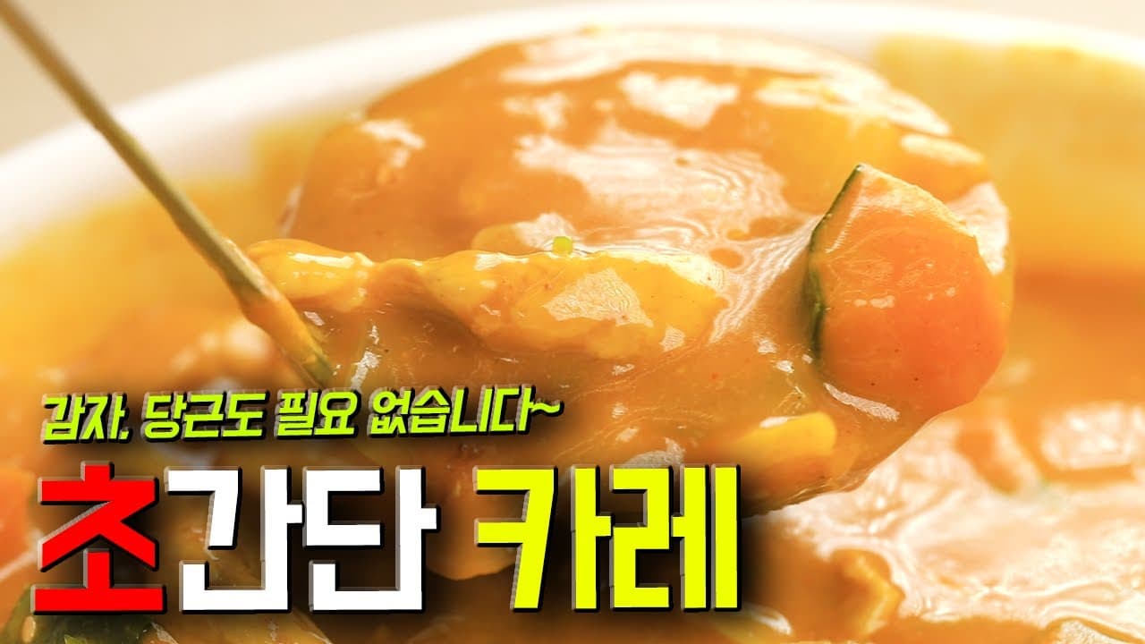 초간단 돼지고기 양파 카레