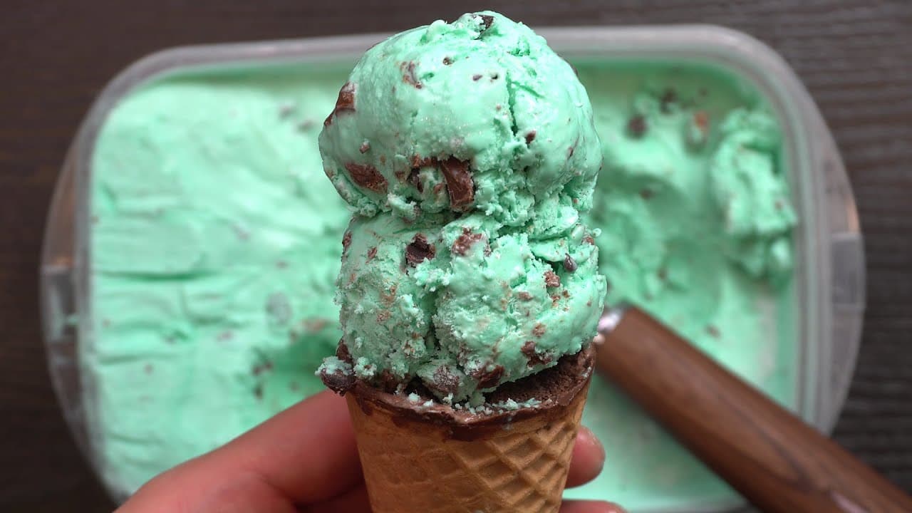 민트 초코 아이스크림