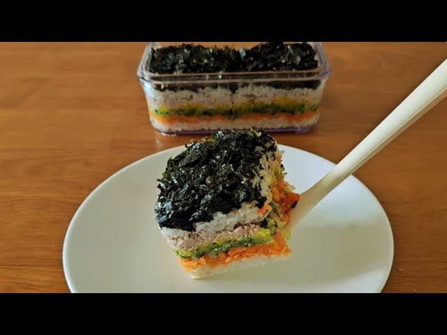 떠먹는 무지개 김밥