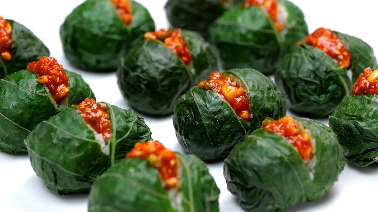 깻잎 주먹밥