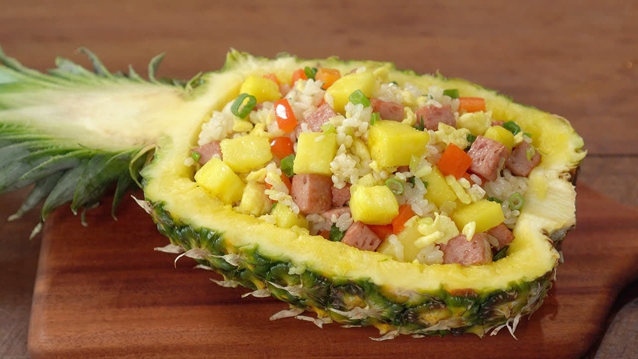 하와이언 스팸 볶음밥