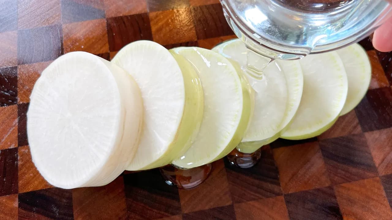 물엿 꼬들 무생채