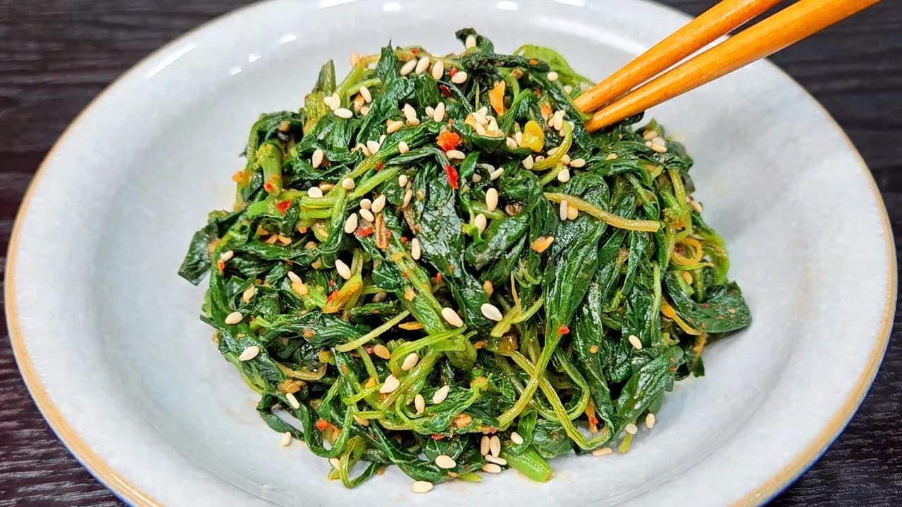 비름나물 된장무침