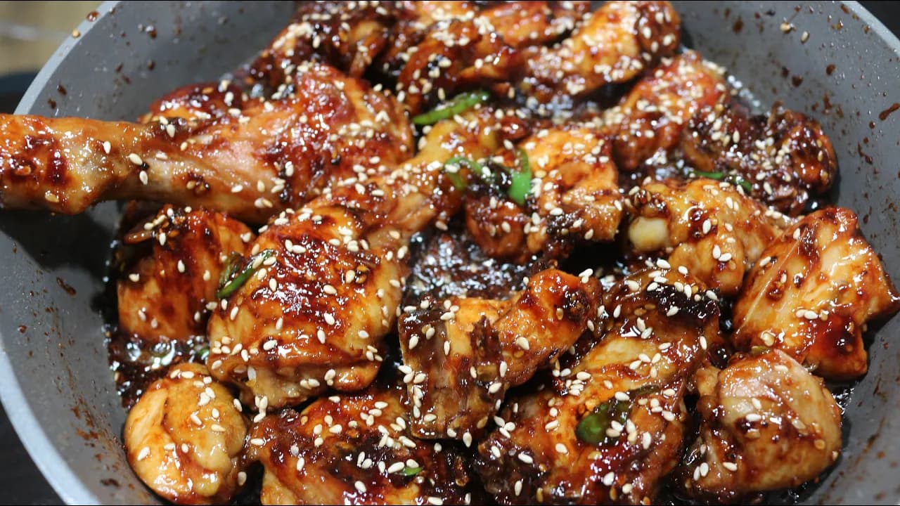 쏘풀 간장 양념 치킨