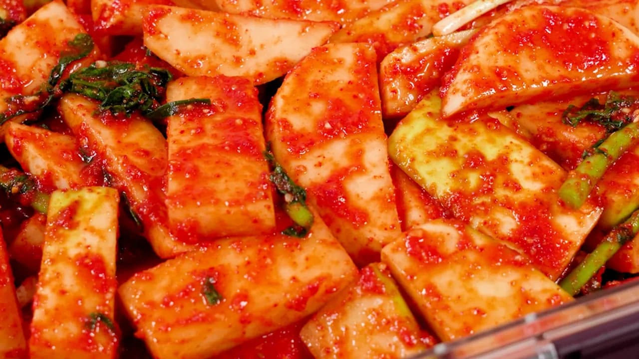 무김치 (석박지)