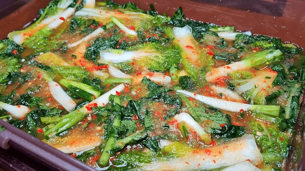 얼갈이 열무물김치