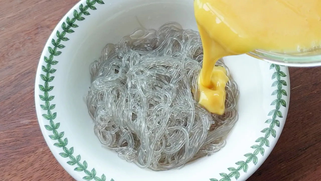 당면계란만두