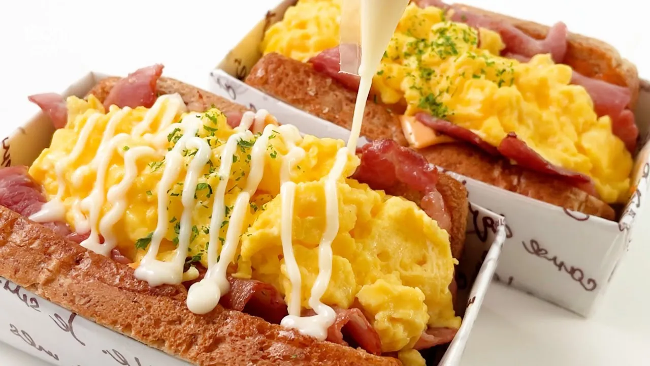 에그드랍 토스트