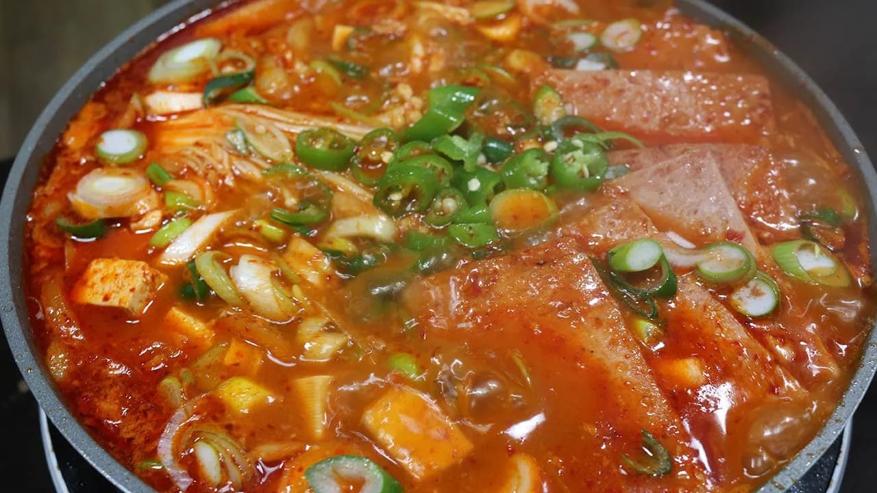 스팸 짜글이 찌개