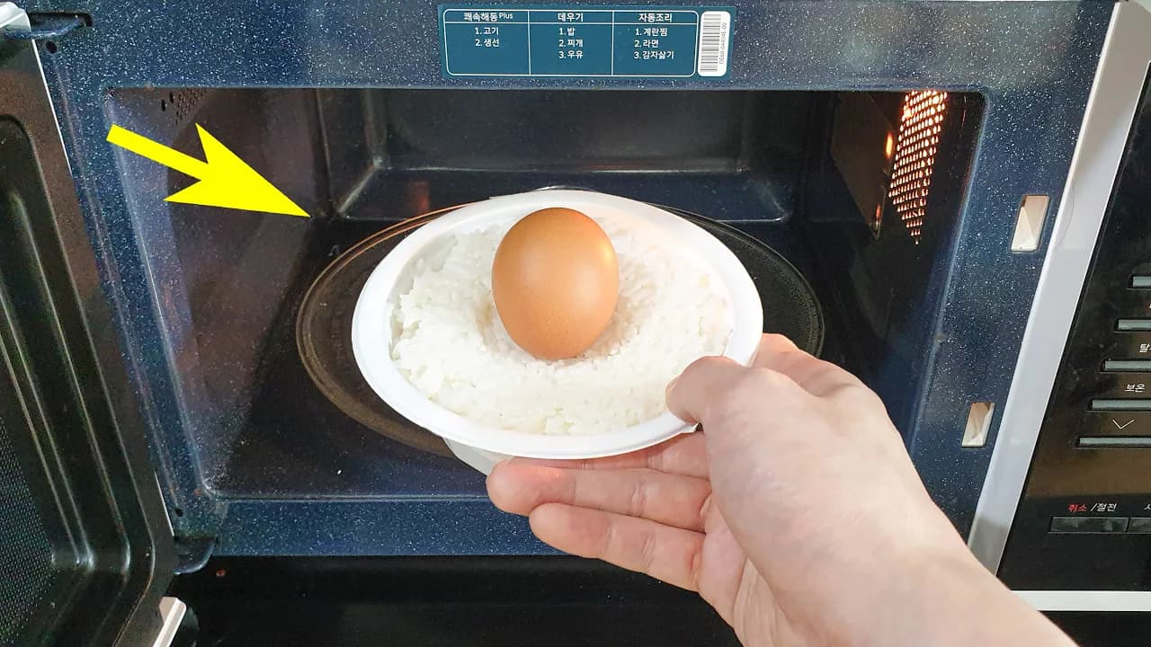 전자레인지 간장계란밥과 계란찜