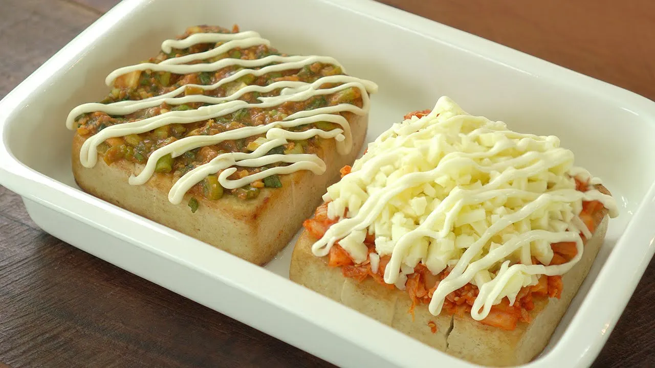 파된장마요두부와 김치치즈두부