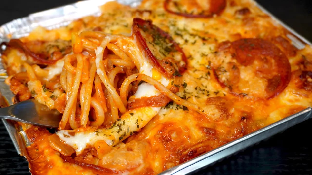 치즈 오븐 스파게티