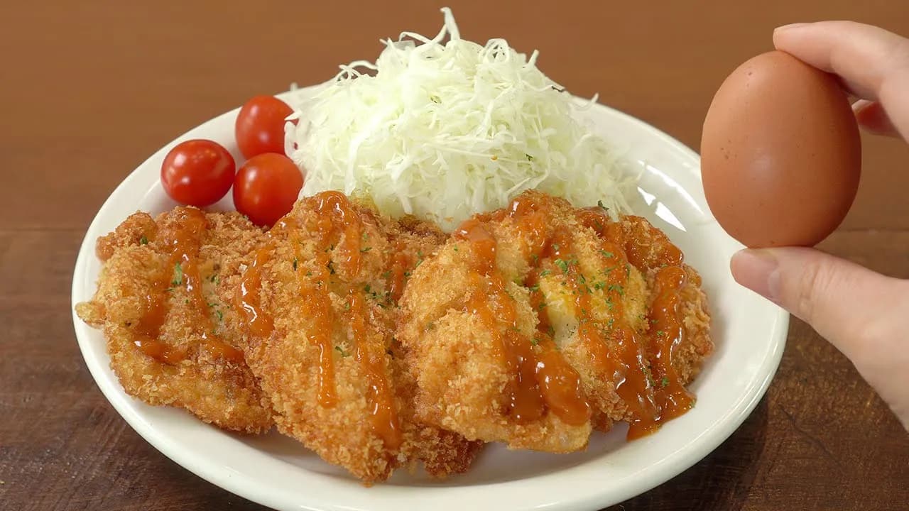 계란카츠와 계란카츠 양배추 토스트