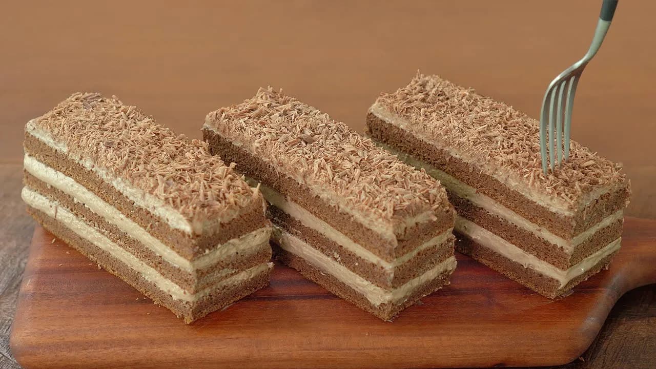 사각 초코케이크