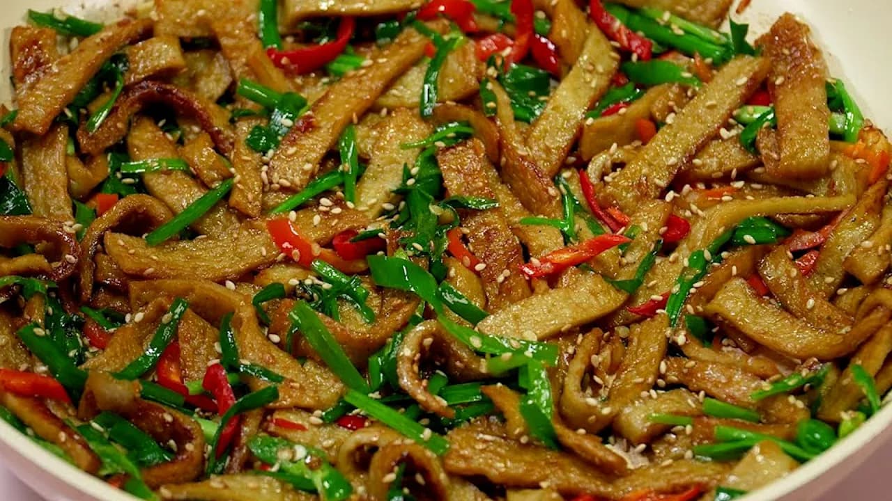 어묵 새송이버섯 볶음