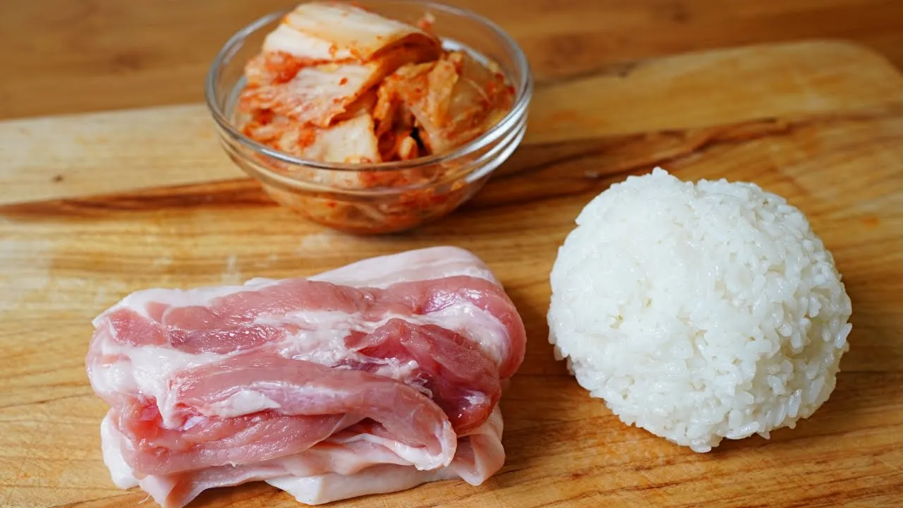 삼겹살 김치볶음밥