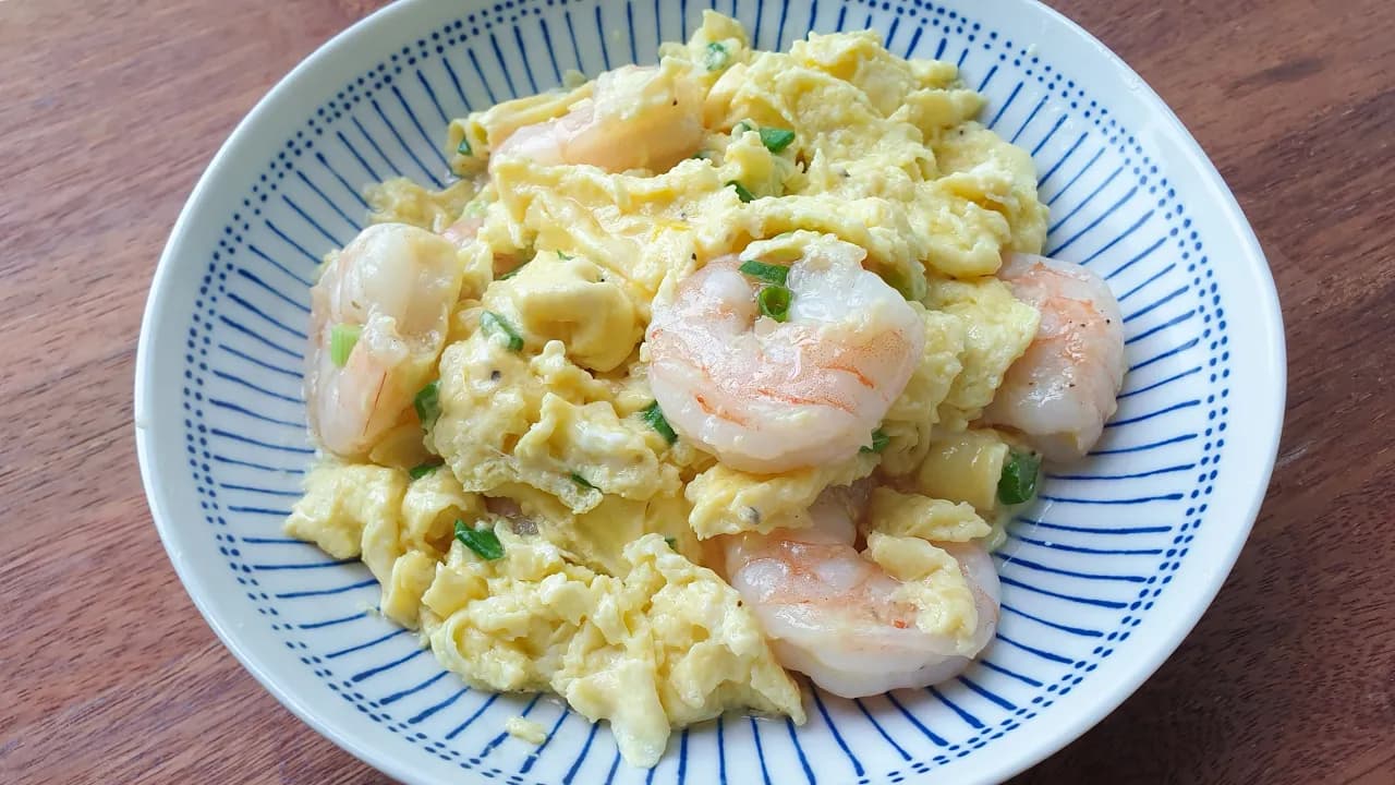 새우 계란 볶음