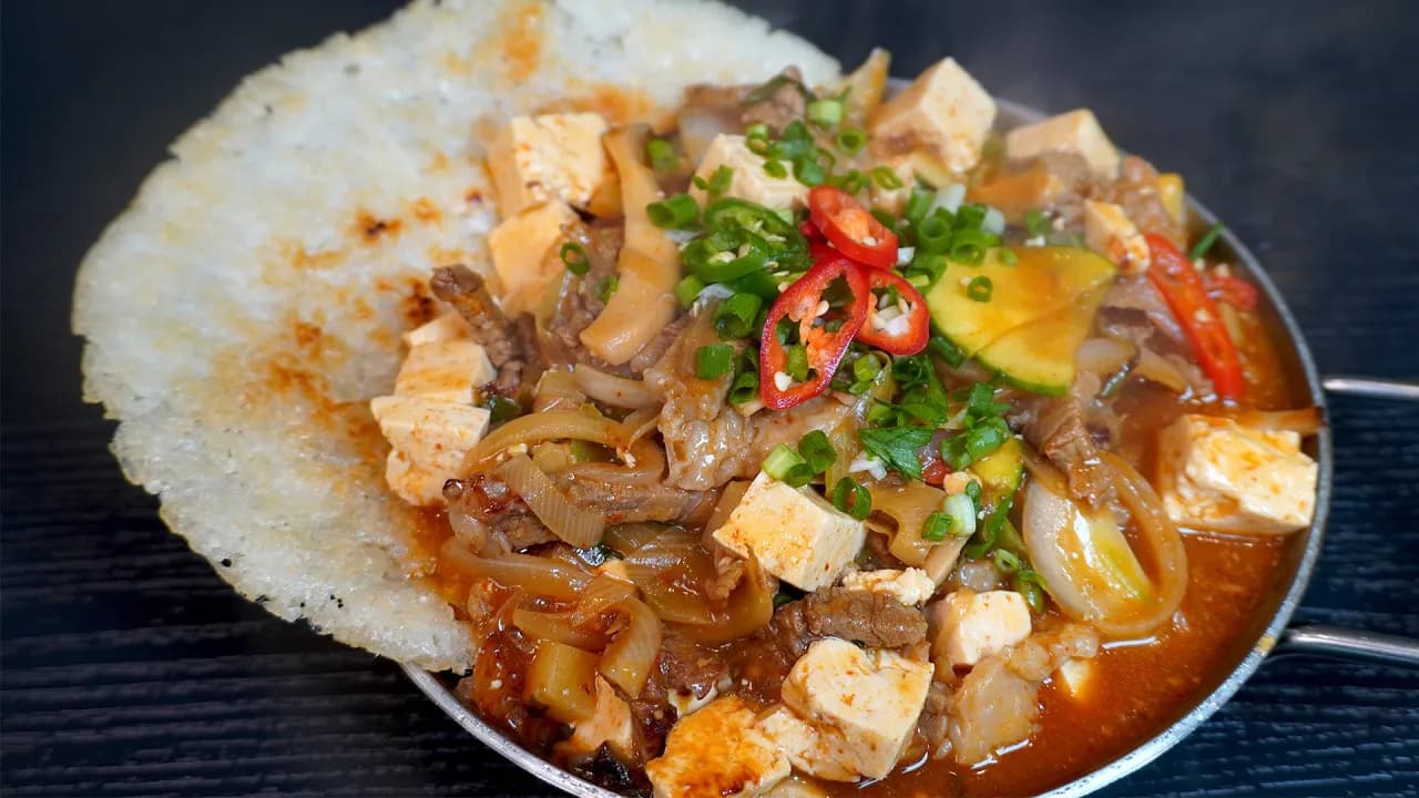 차돌 된장 누룽지탕