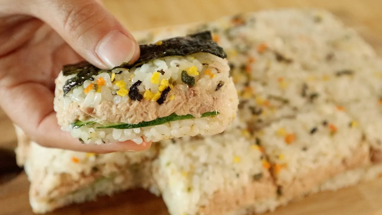 참치 오이 밥케이크