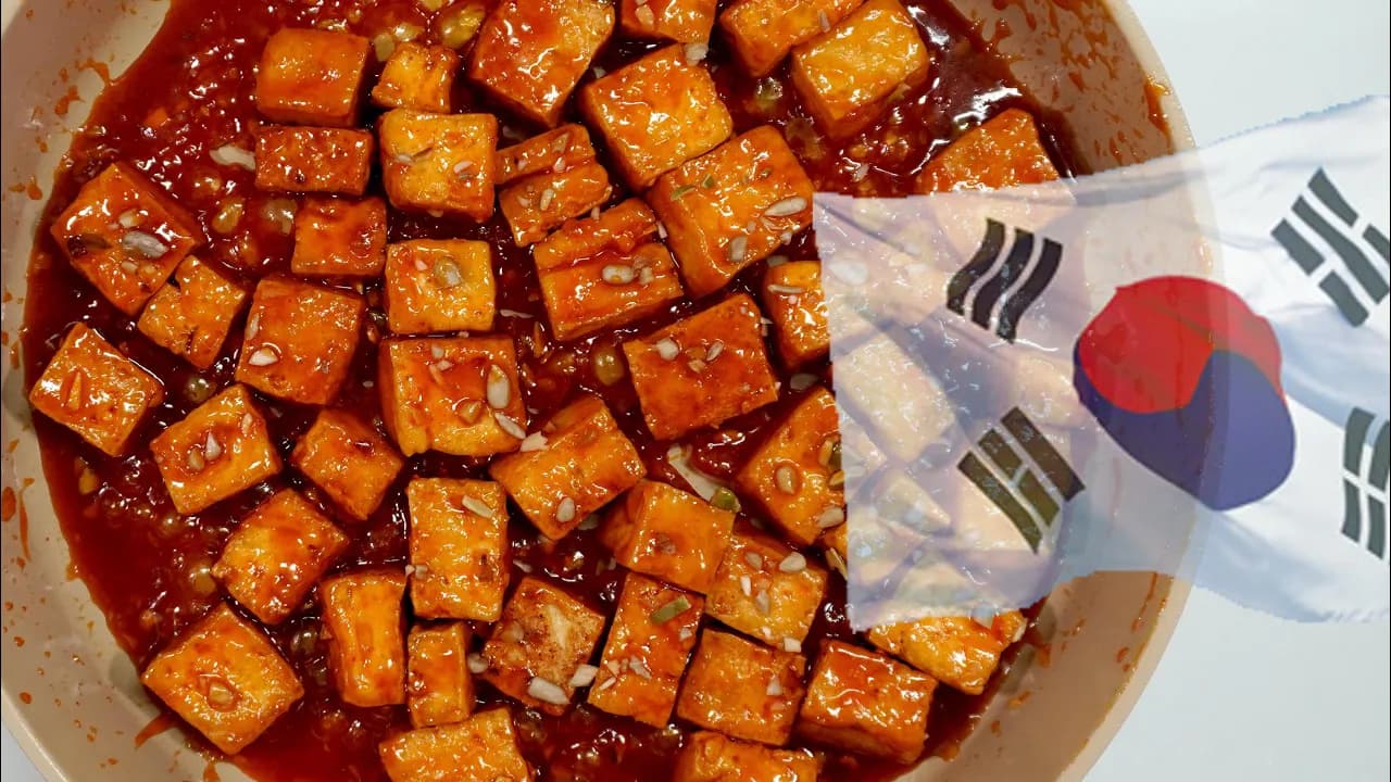 양념 두부 강정