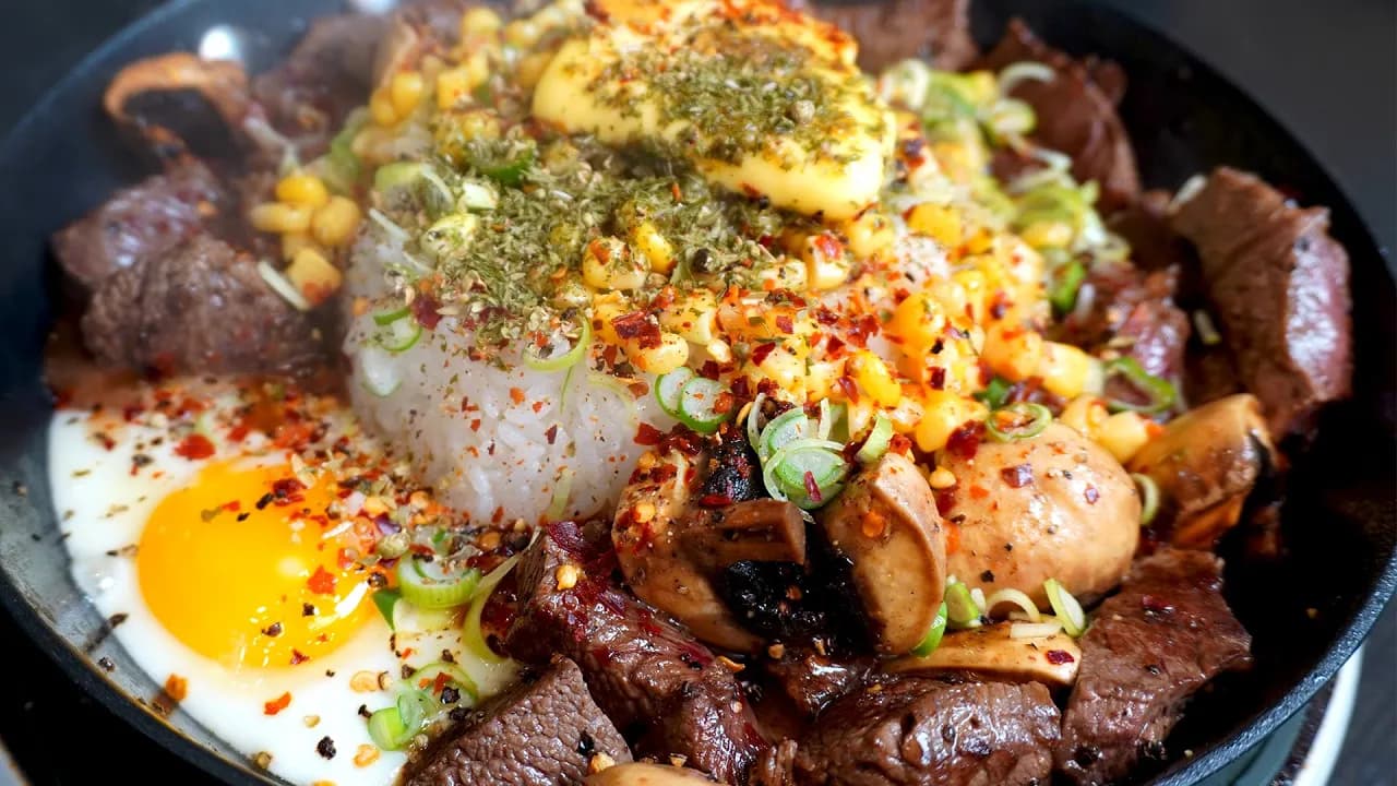 스테이크 볶음밥