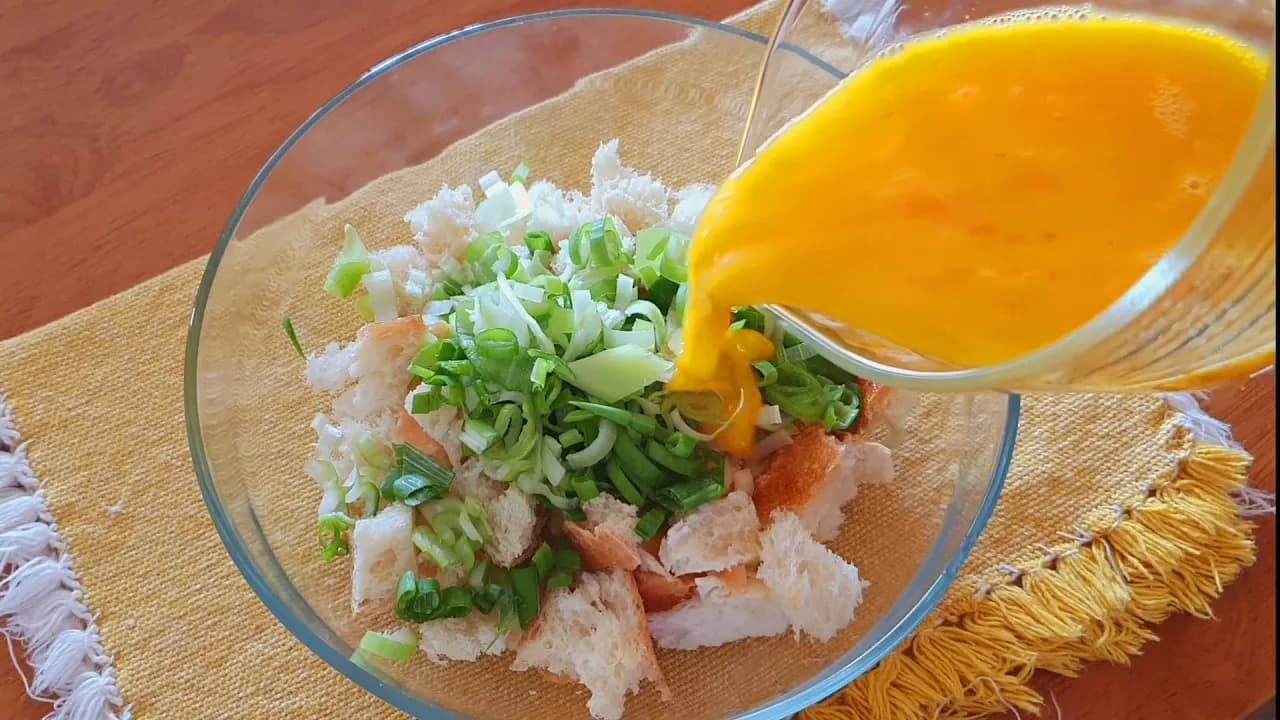 식빵 계란빵 & 대파 계란토스트