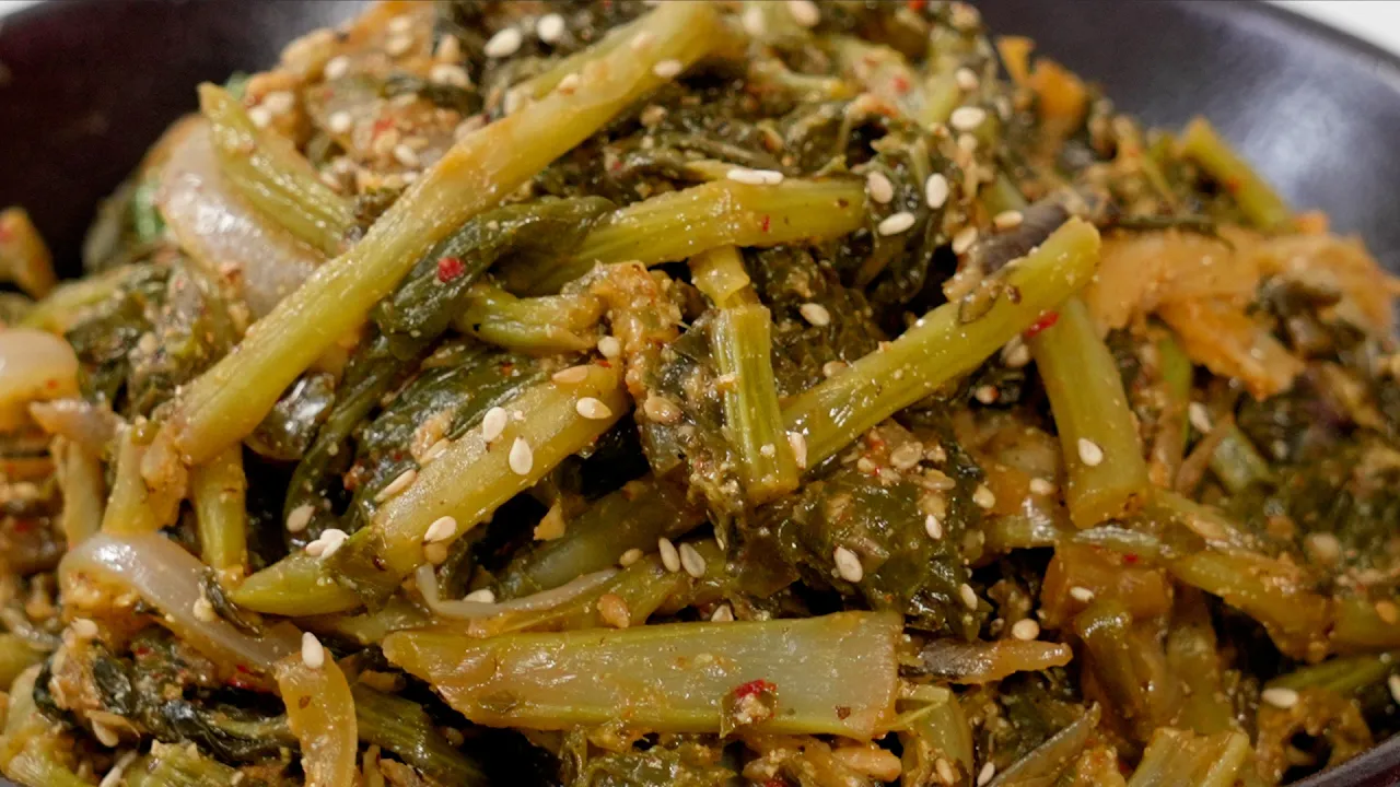 시래기나물 볶음