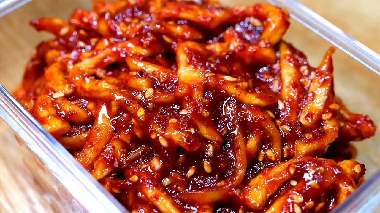 콜라비 말랭이 무침