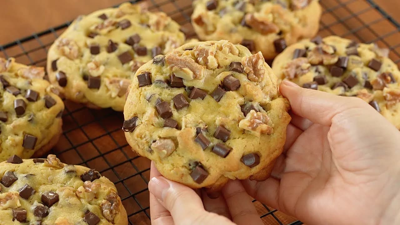 호두 르뱅쿠키와 호두크림새우