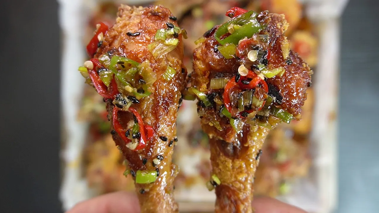 에어프라이어 간장 치킨 (뚝초킹)