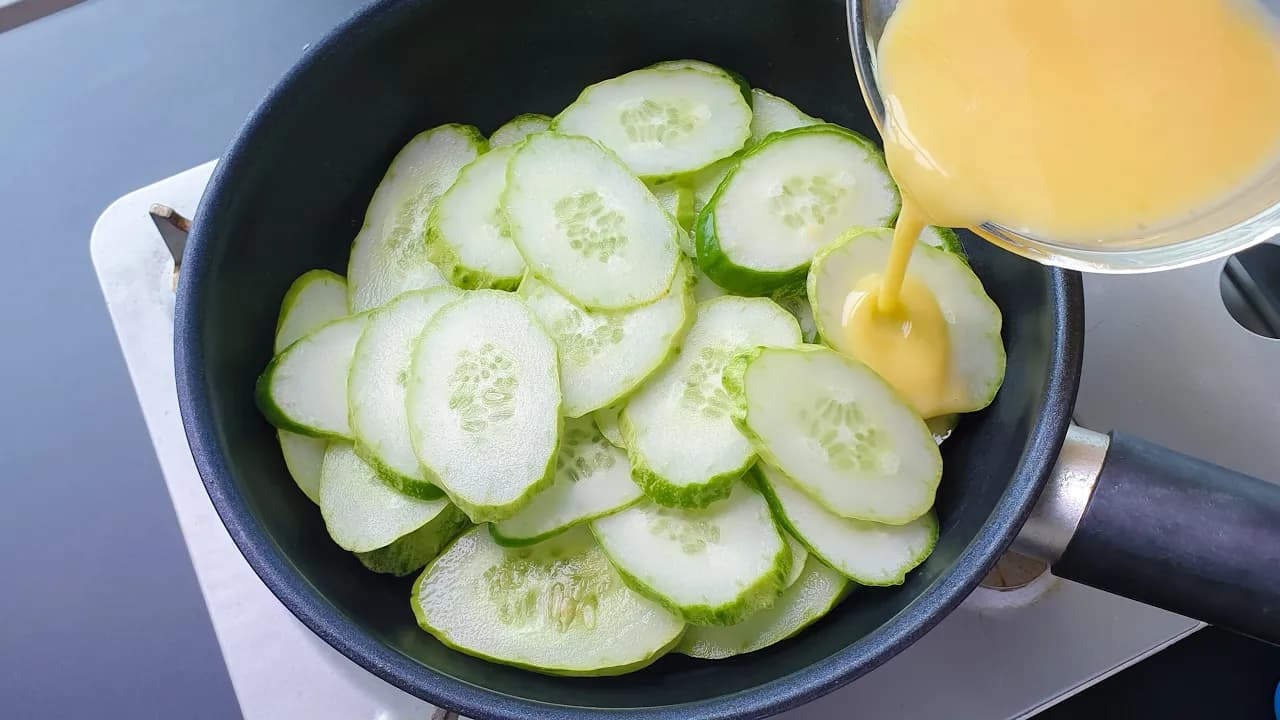 오이 계란 볶음