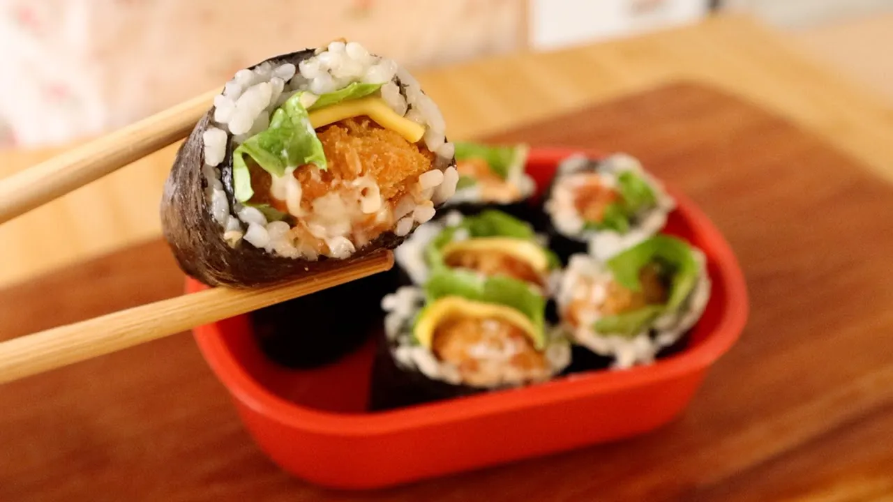 꼬마돈까스 김밥