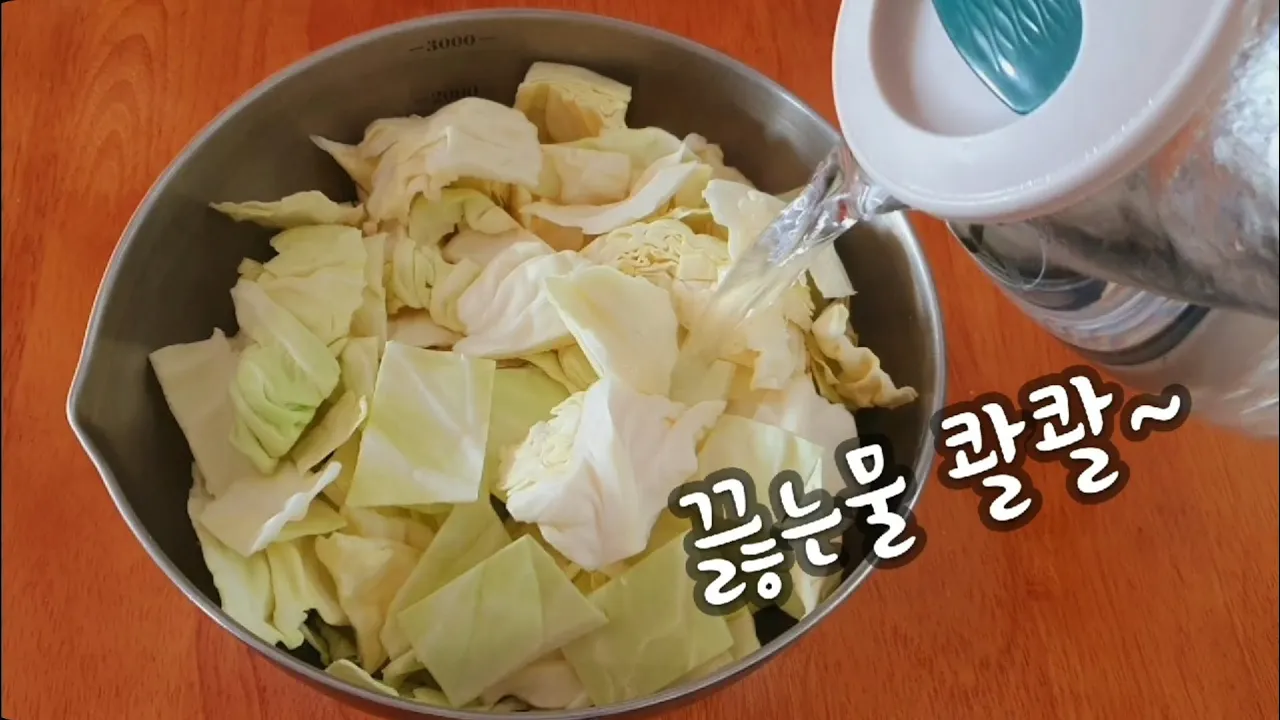 양배추 된장무침