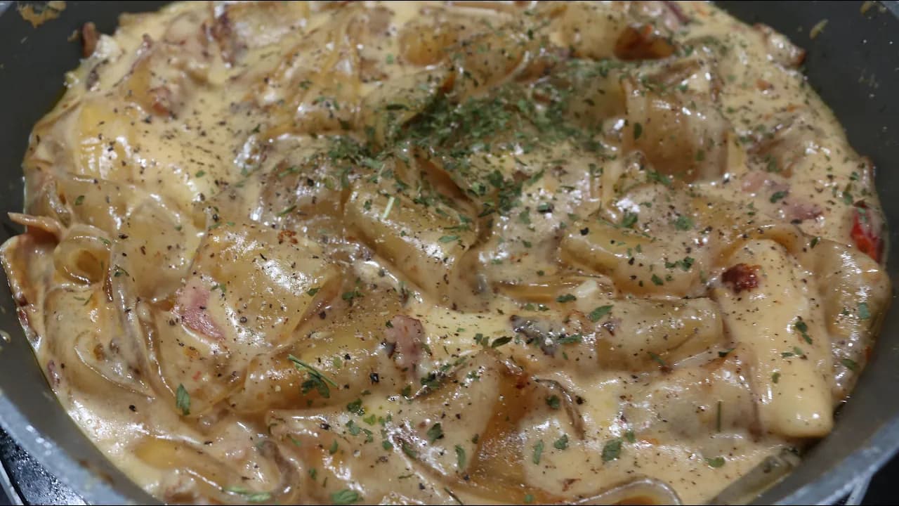 크림 넓적 당면