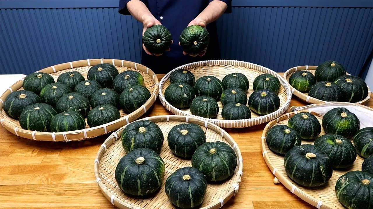 단호박 우유와 단호박 쉐이크