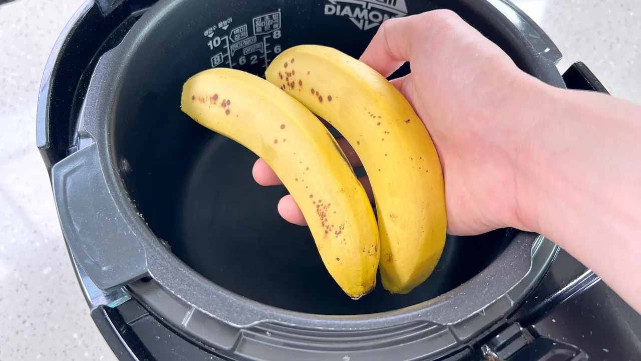 밥솥 바나나 케이크