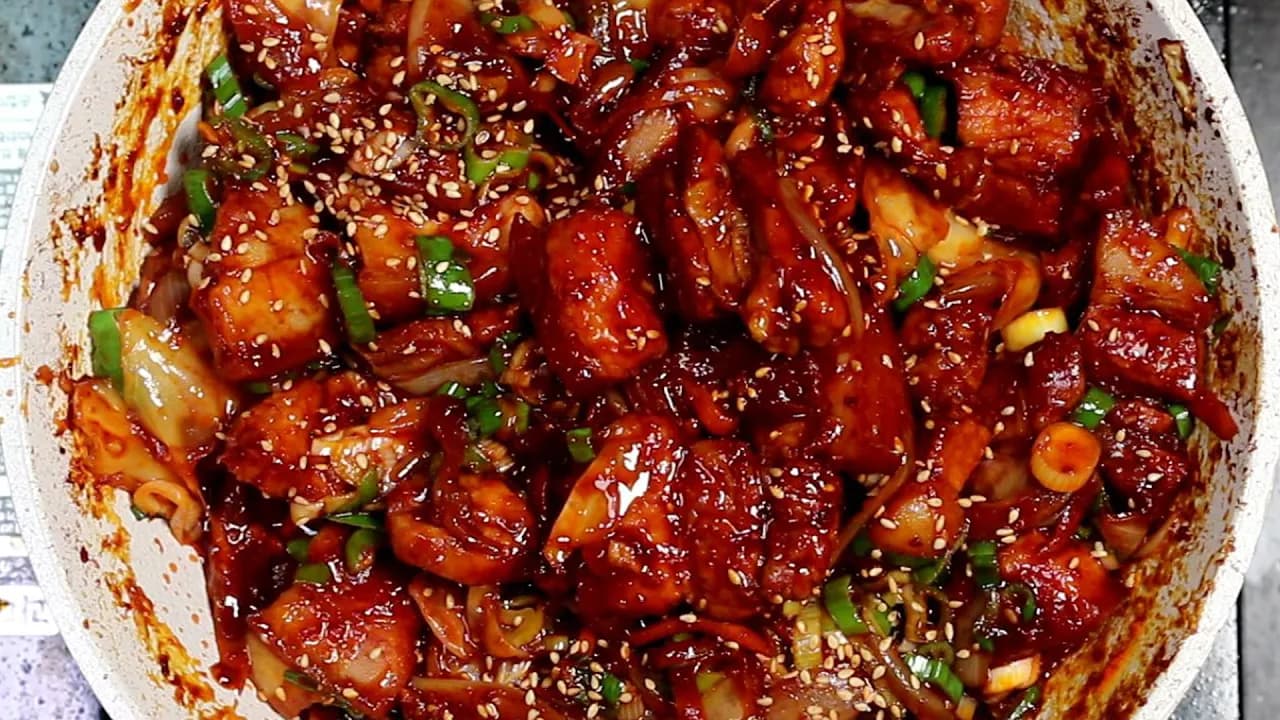 기사식당 스타일 제육볶음