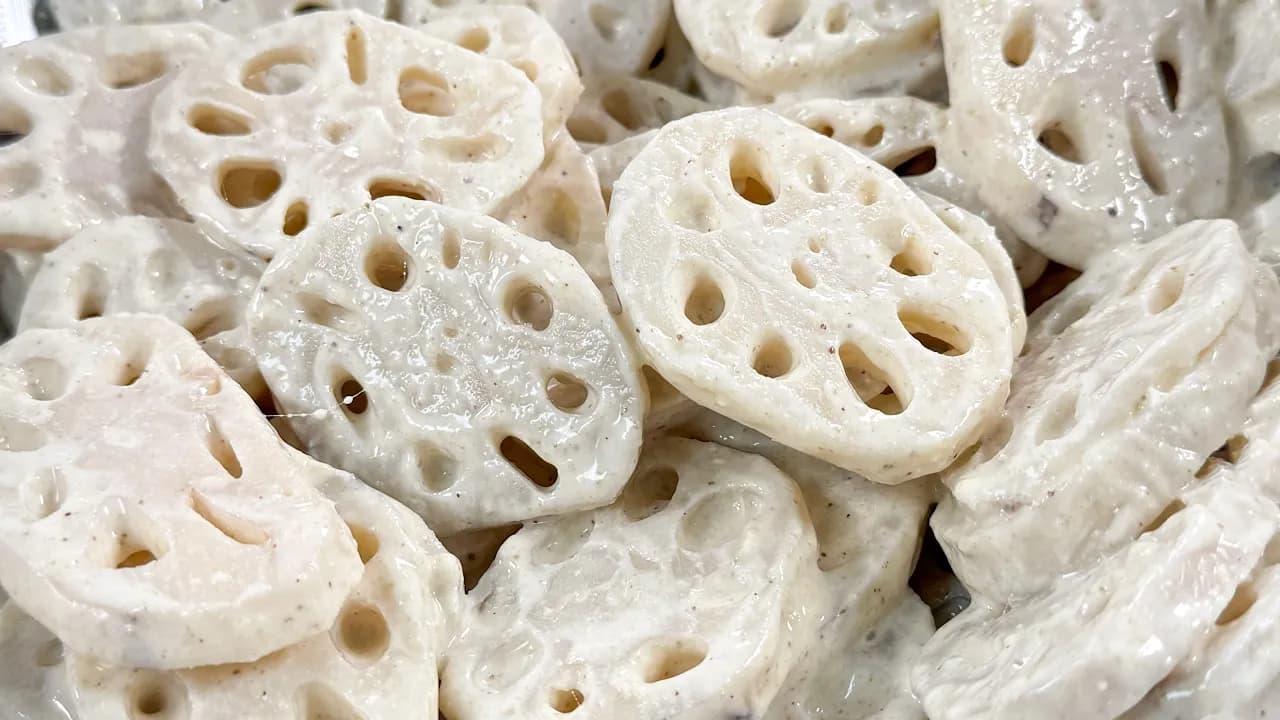 연근 들깨 무침