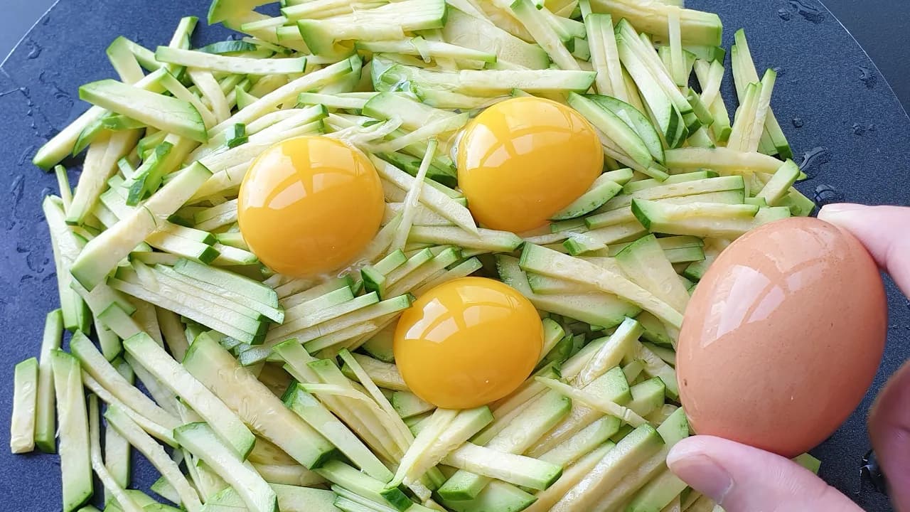 애호박 계란전